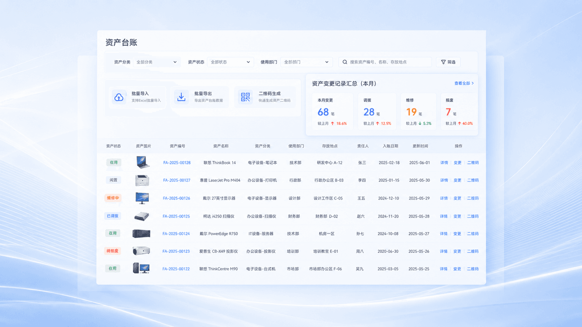 固定资产管理系统