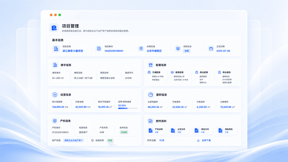 资产销售管理系统